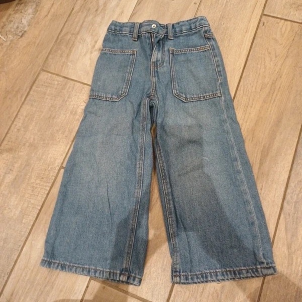 Zara Denim Blue Flare Jeans